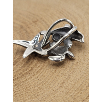 Echt zilveren hanger van zeeschildpad, zeester, en dolfijn